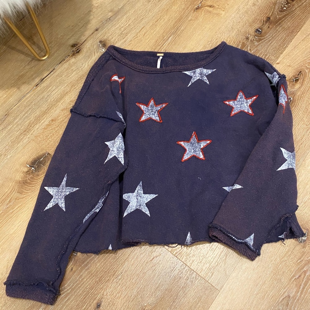 free people star pullover